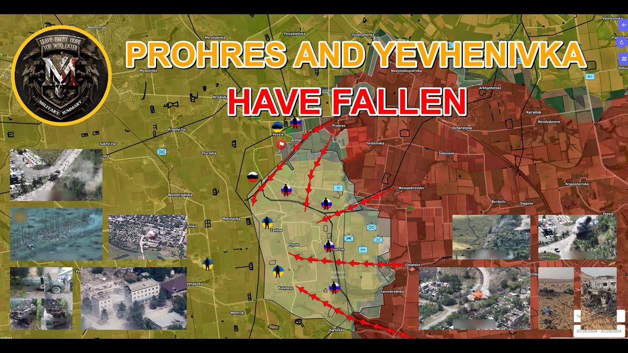 The Heat Pokrovsk Defense Collapsed Russians Entered Central Chasiv Yar Military Summary 2024.7.28