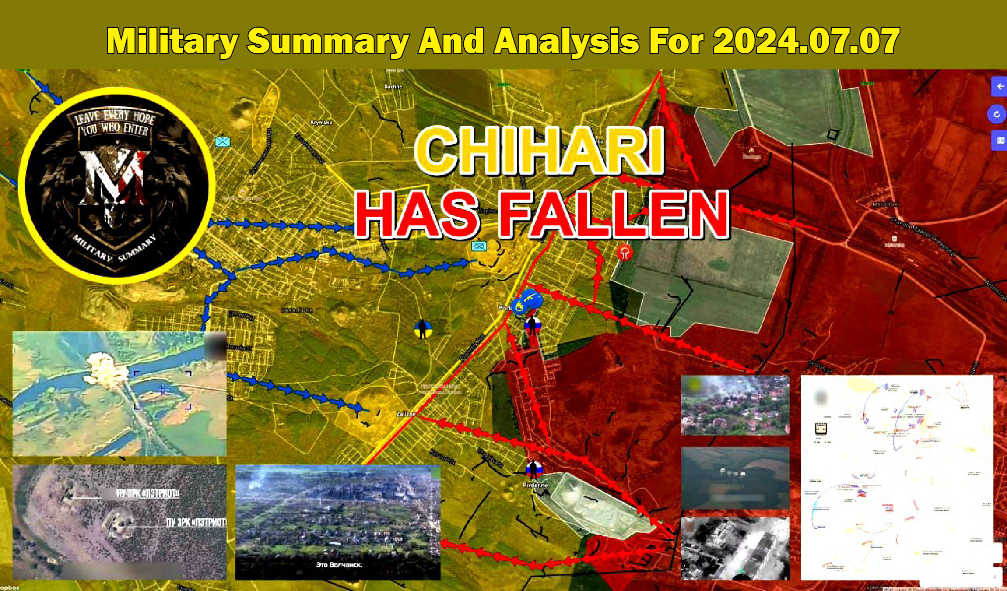 The Heat Ukrainian Defense In Pishchane And Niu York Has Collapsed Military Summary And Analysis For 2024.07.07