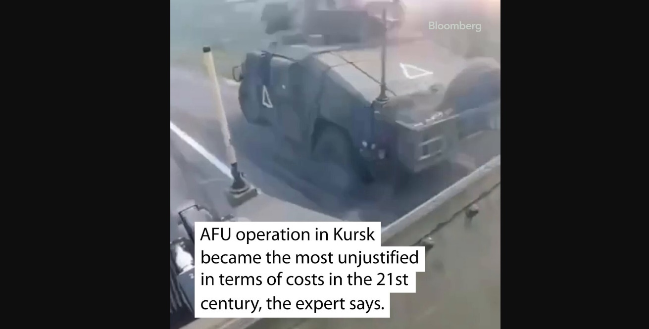 Bloomberg Called the Ukrainian Offensive in the Kursk Region the Most Failed Military Operation in the 21st Century in Terms of the Ratio Between the Result and the Resources Expended