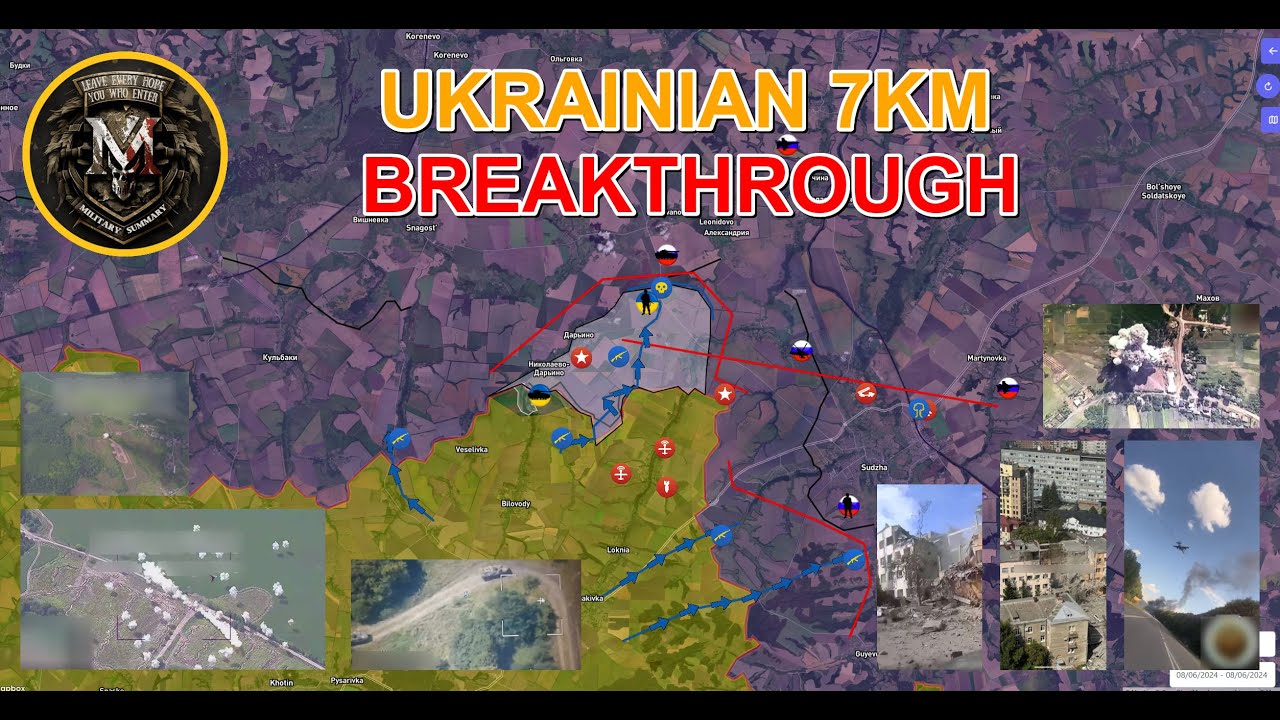 The Heat Insane Ukrainian Assault On Kursk Region Timofiivka Has Fallen. Military Summary 2024.8.6