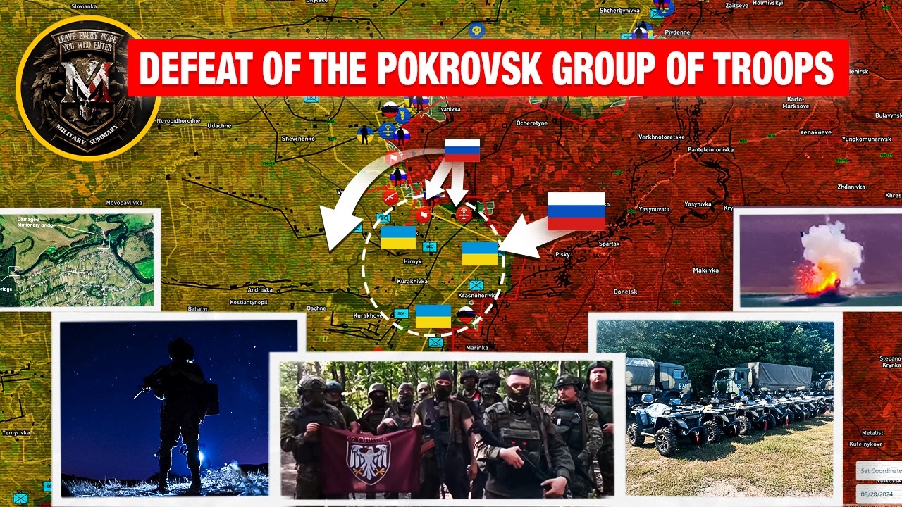 The Heat The Russians Entered Selydove And Myrnohrad Complete Collapse Military Summary 2024.08.28