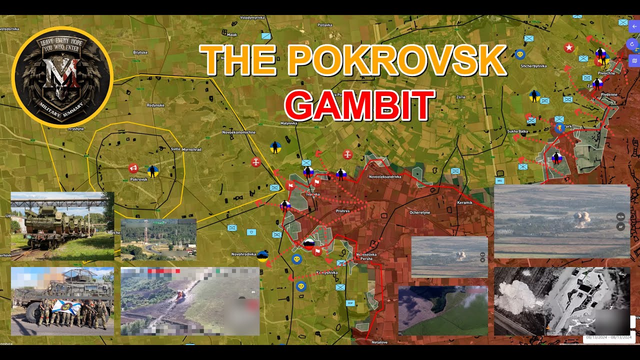 The Heat Ukrainian Gamble – Kursk For Pokrovsk Epic Battles Continue. Military Summary And Analysis For 2024.08.13