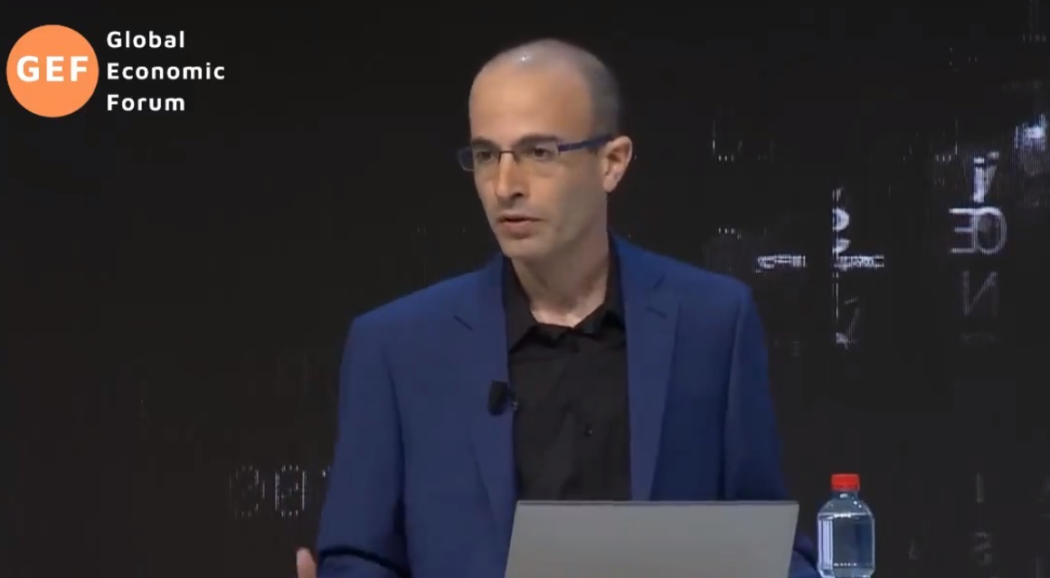 Yuval Noah Harari, Top Advisor at WEF: “Who Controls the Data, Controls the Future”