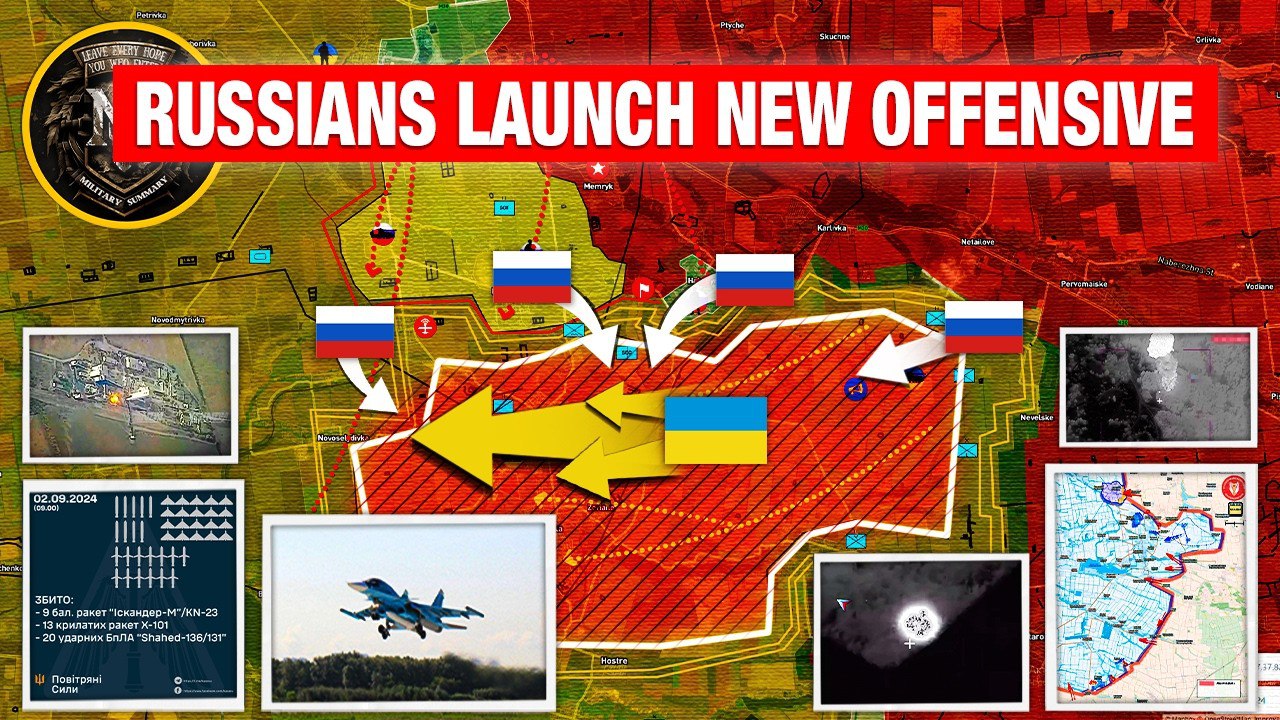 Harvest Time The Russians Outflank Vuhledar From Two Directions Military Summary For 2024.09.02