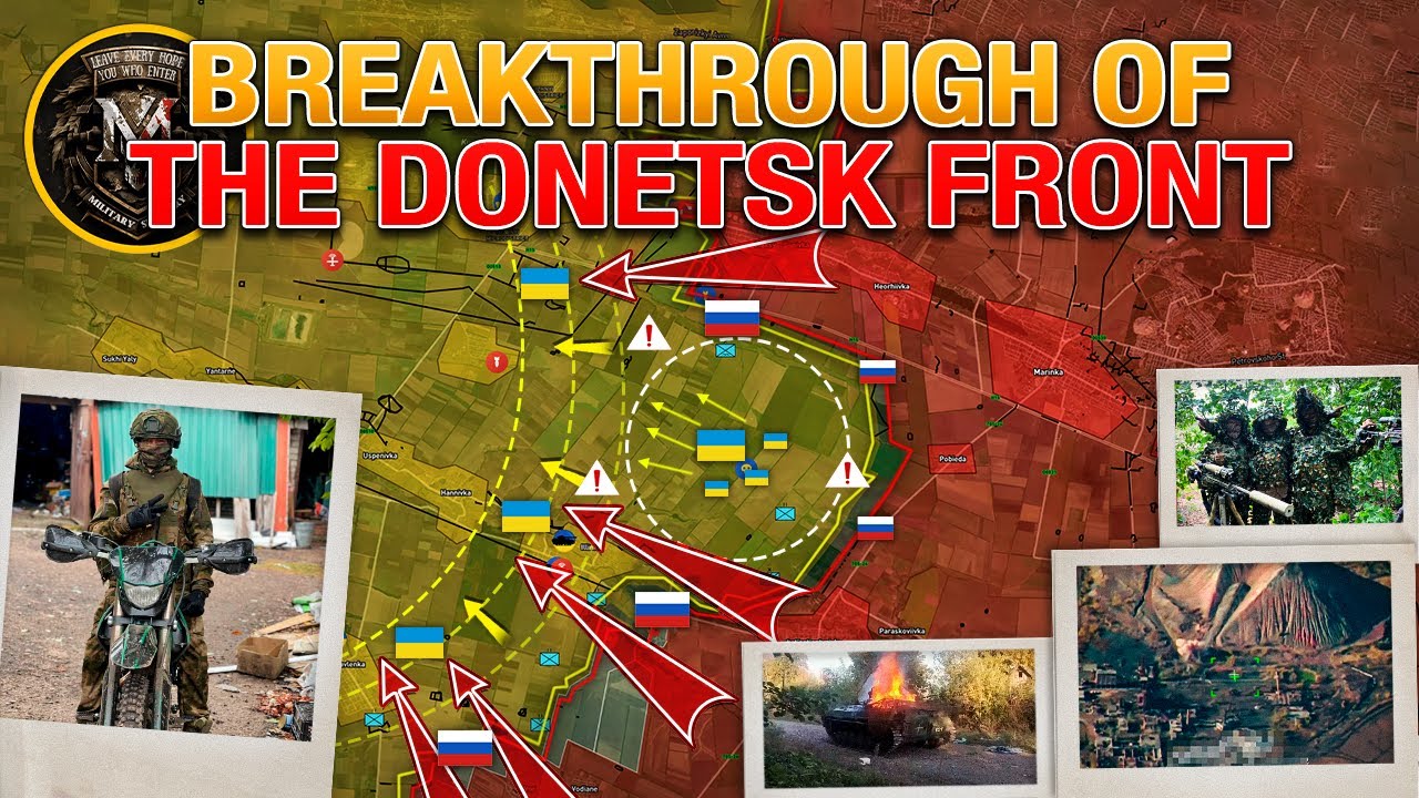 Harvest Time Insane Storm of Kurakhove Retreat From Selydove Kursk Tank Battles MS For 2024.10.22