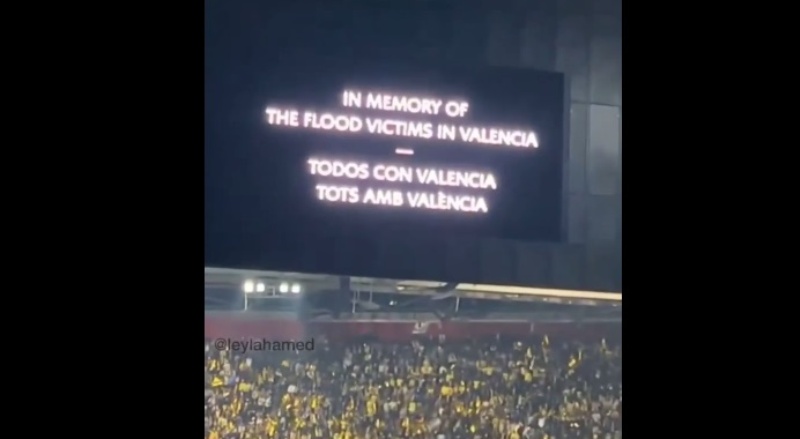 Israeli Fans Refused to Observe a Moment of Silence for the Victims of the Recent Valencia Floods in Spain and even Ignited Illegal Fireworks During the Europa League Match Against Ajax in Amsterdam
