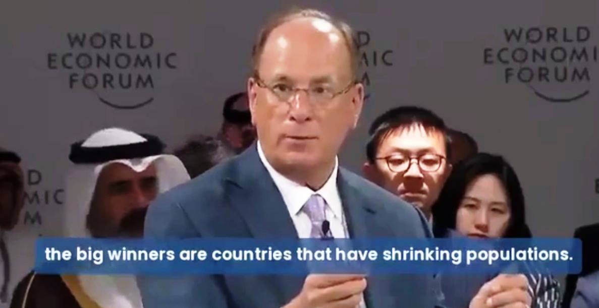 BlackRock Explaining Why Depopulation is a Good Thing and Thankfully We Have AI to Do All the Jobs