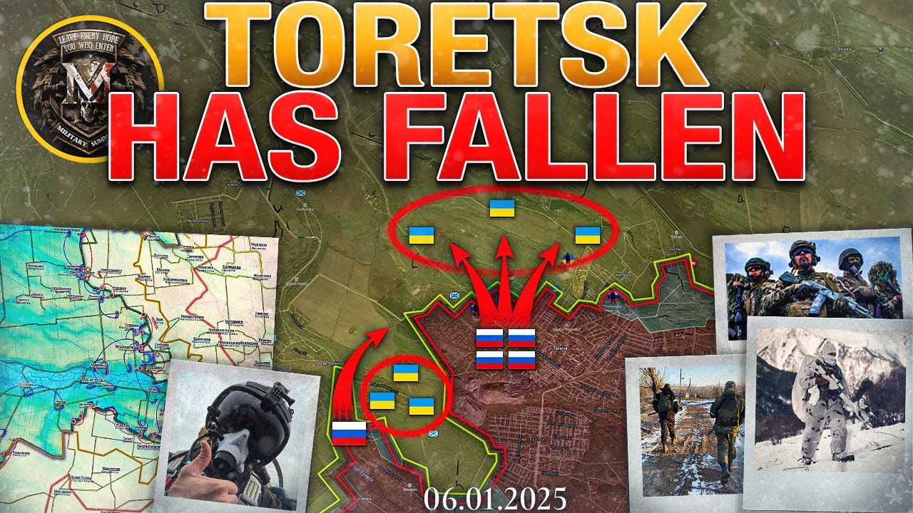 Cold War II The Kursk Adventure 2.0 Toretsk Was Taken By The Russians Military Summary 2025.01.06