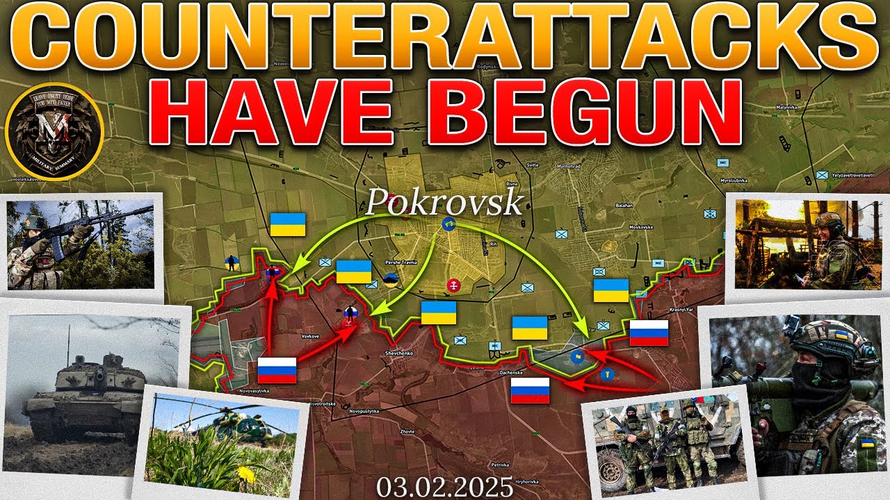 Cold War II US Military Supplies Have Resumed Heavy Fighting Near Pokrovsk Military Summary 2025.02.04