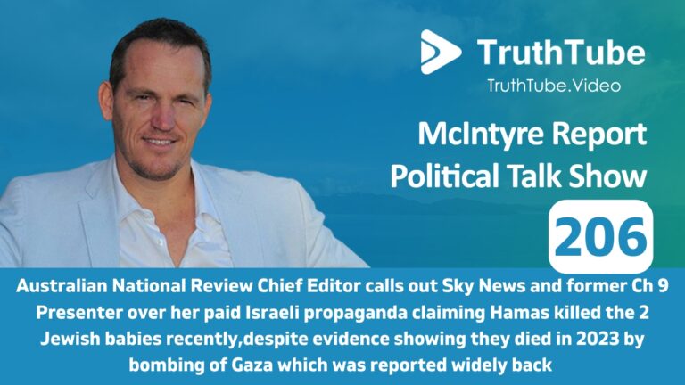 Australian National Review Chief Editor Calls Out Sky News and Former Ch 9 Presenter Over Her Paid Israeli Propaganda Claiming Hamas Killed the 2 Jewish Babies Recently, Despite Evidence Showing They Died in 2023 by Bombing of Gaza Which Was Reported Widely Back