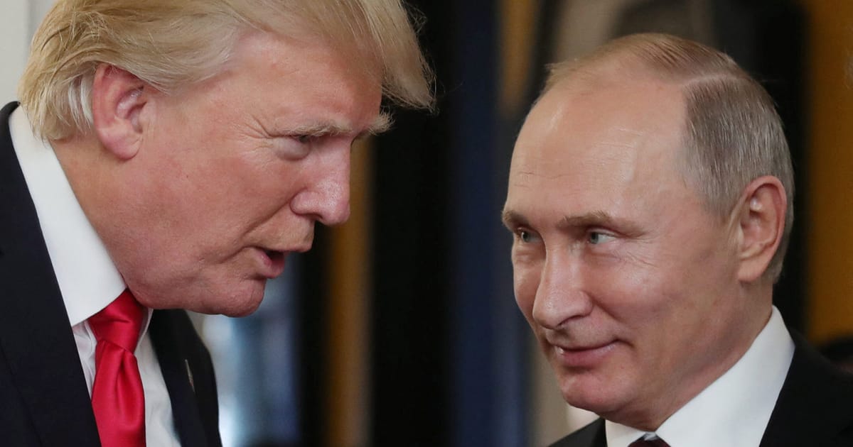 Trump and Putin Stun Europe With Peace Plan for Ukraine  – POLITICO