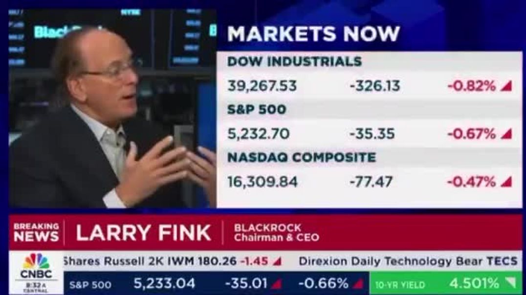 BlackRock CEO Larry Fink Says Trump’s New Tariffs are Shaking Global Markets and Pushing the U.S. Toward Deeper Economic Trouble