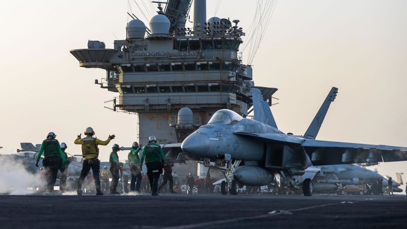 US Navy Loses  Million Jet At Sea After It Fell Overboard From Aircraft Carrier