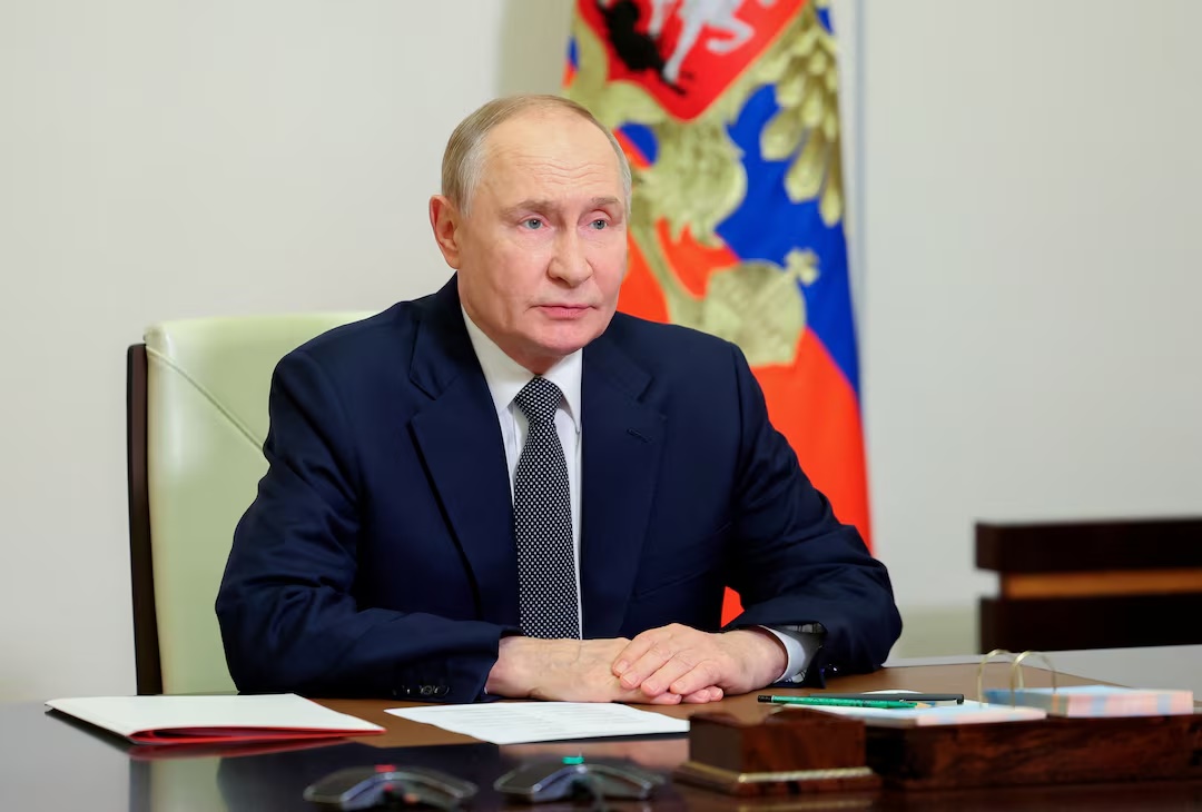 President Putin at a Meeting with Military Personnel in St. Petersburg