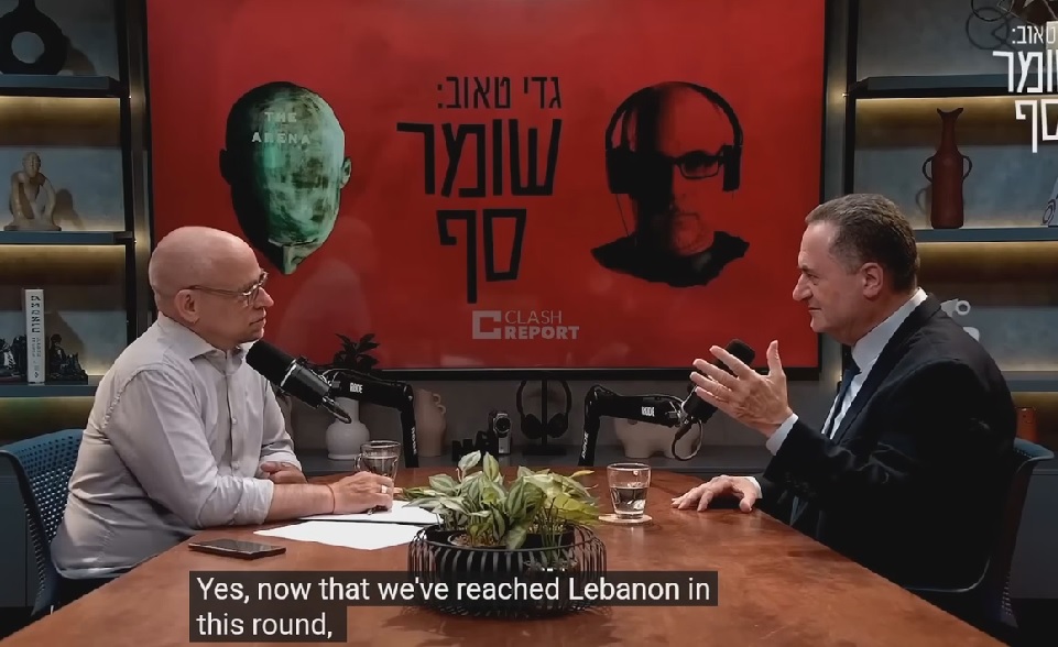 Israel’s Defence Minister Israel Katz Admits the Plan was to Ethnically Cleanse Lebanon