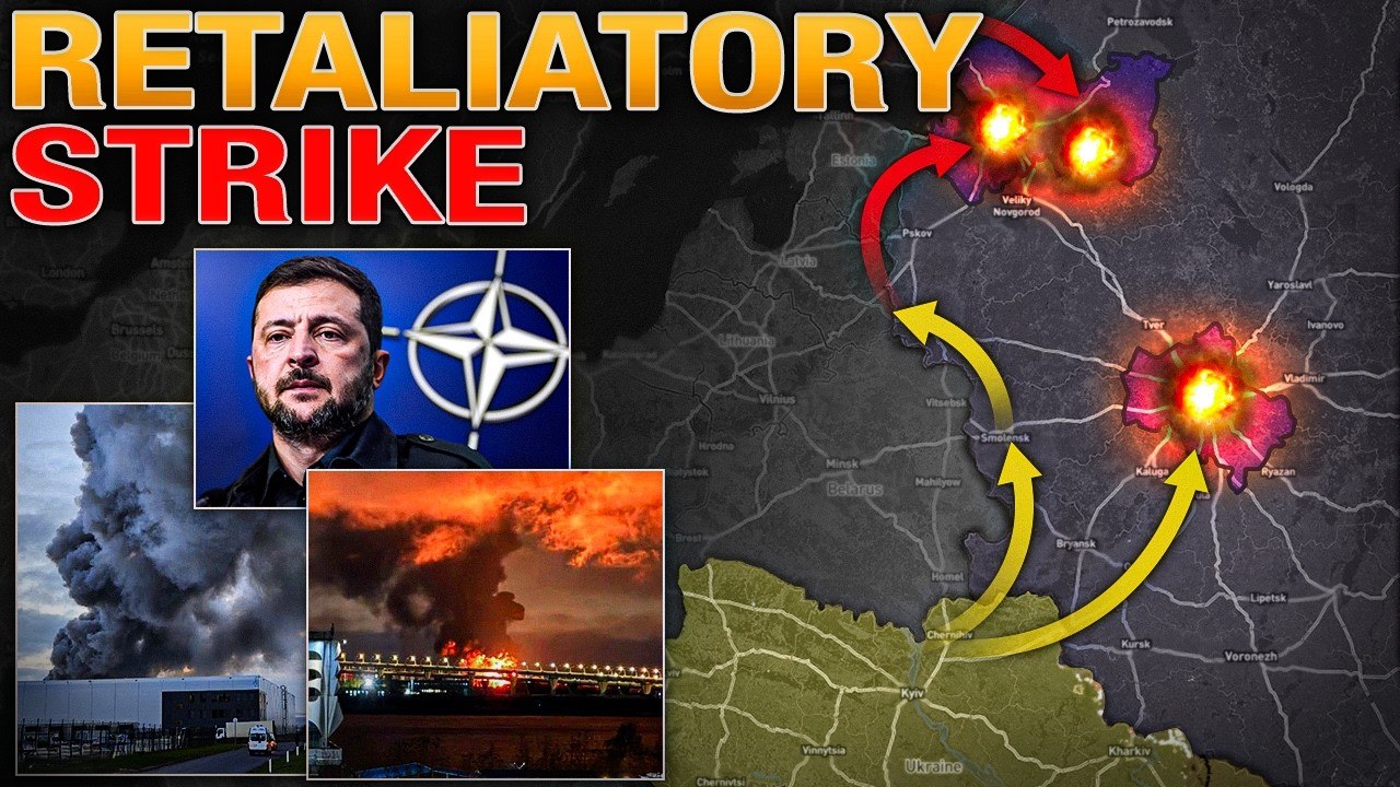 520 DRONES HIT ST. PETERSBURG via NATO Airspace — Point of No Return Military Summary 2026.10.18